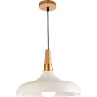 Lámpara colgante moderna E27 ø35cm Blanco