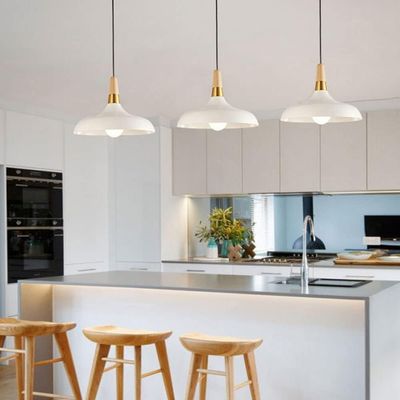 Imagen 2 del producto Lámpara colgante moderna E27 ø35cm Blanco