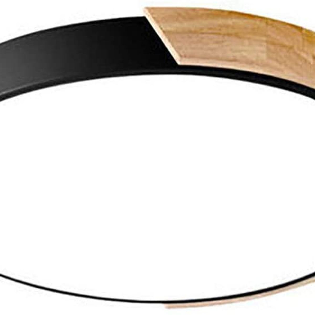 HOME NEAT - Led lámpara de techo moderna ø40cm 3 colores para habitacion negro