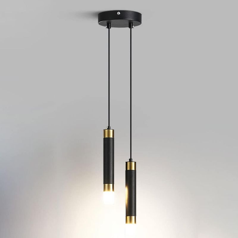 HOME NEAT - Lámpara de techo LED 2 luces 3 Color