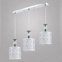 Lámpara Colgante de techo Modern Flor Hueca 3 luces E27