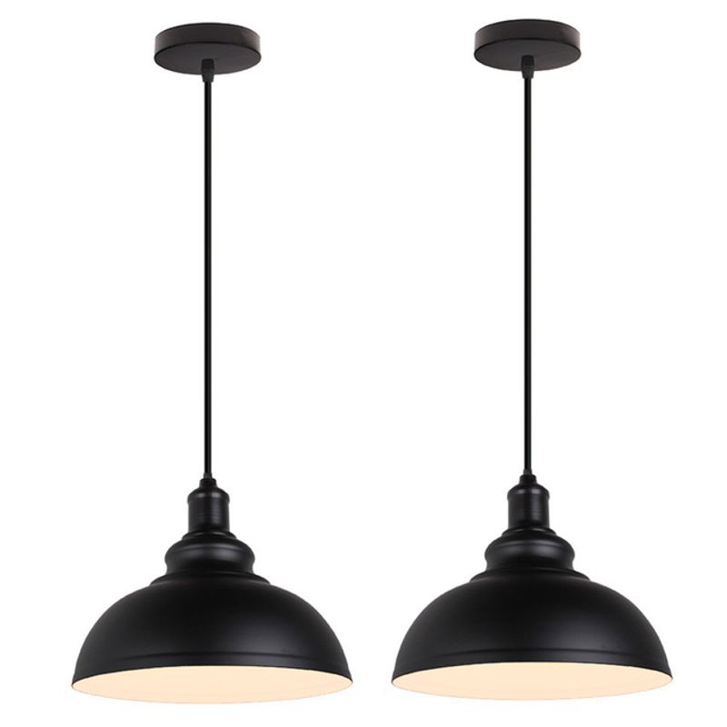 HOME NEAT - 2 Unidades lámpara colgantes de techo vintage E27 ø29cm