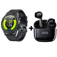 LENOVO - Audífonos Bluetooth LP40 PRO y Reloj Inteligente KUMI GT3