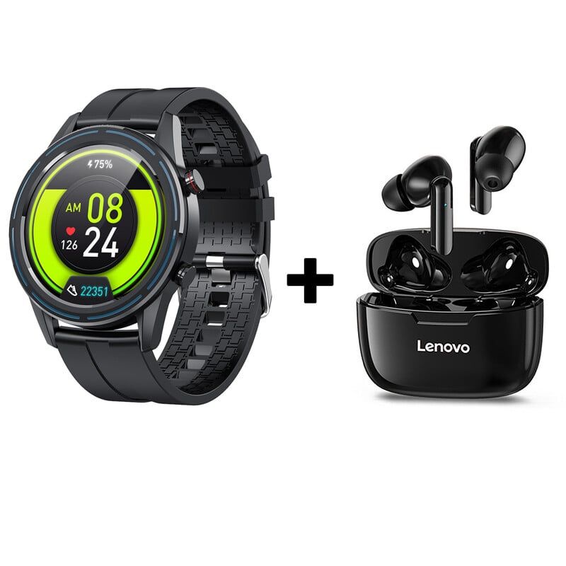 LENOVO - Audífonos Bluetooth Lenovo XT90 y Reloj Inteligente KUMI GT3