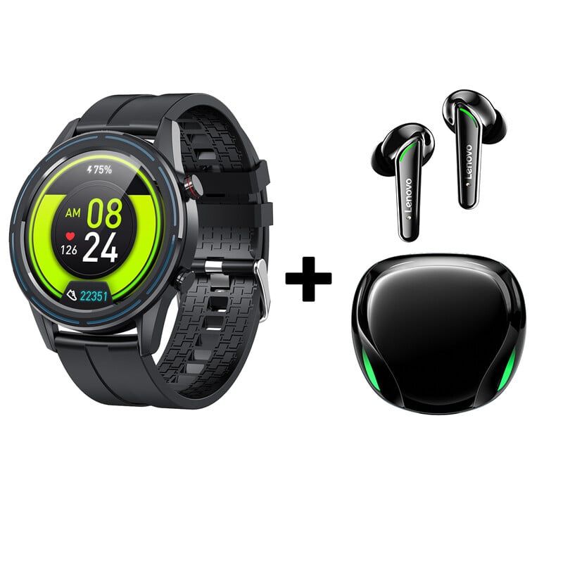 LENOVO - Audífonos Bluetooth Lenovo XT92 y Reloj Inteligente KUMI GT3