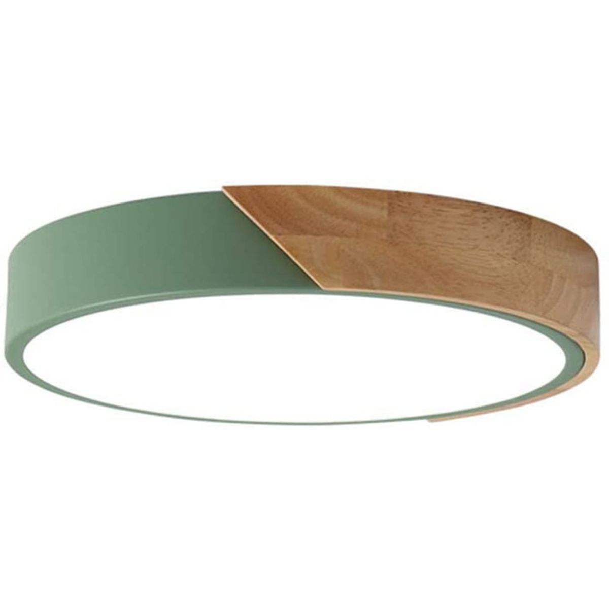 HOME NEAT - LED Lámpara de Techo Moderna Ø30cm Redondo 3 Colores - Verde
