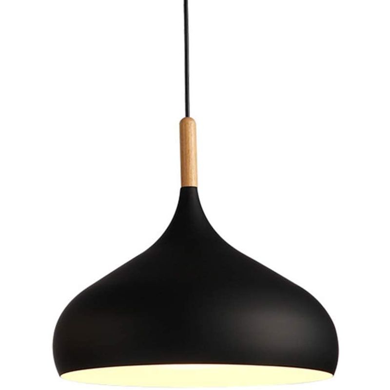HOME NEAT - Lámpara de techo moderna colgante de luz e27 aluminio dia 24cm macaron