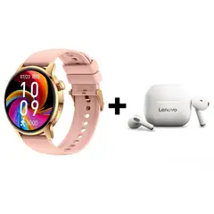 LENOVO - Audífonos Bluetooth LP40 y Reloj Inteligente Smart Watch S46