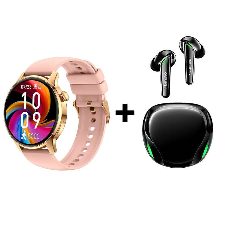 LENOVO - Audífonos Bluetooth Lenovo XT92 y Reloj Inteligente Smart Watch S46