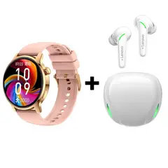 LENOVO - Audífonos Bluetooth XT92 y Reloj Inteligente Smart Watch S46