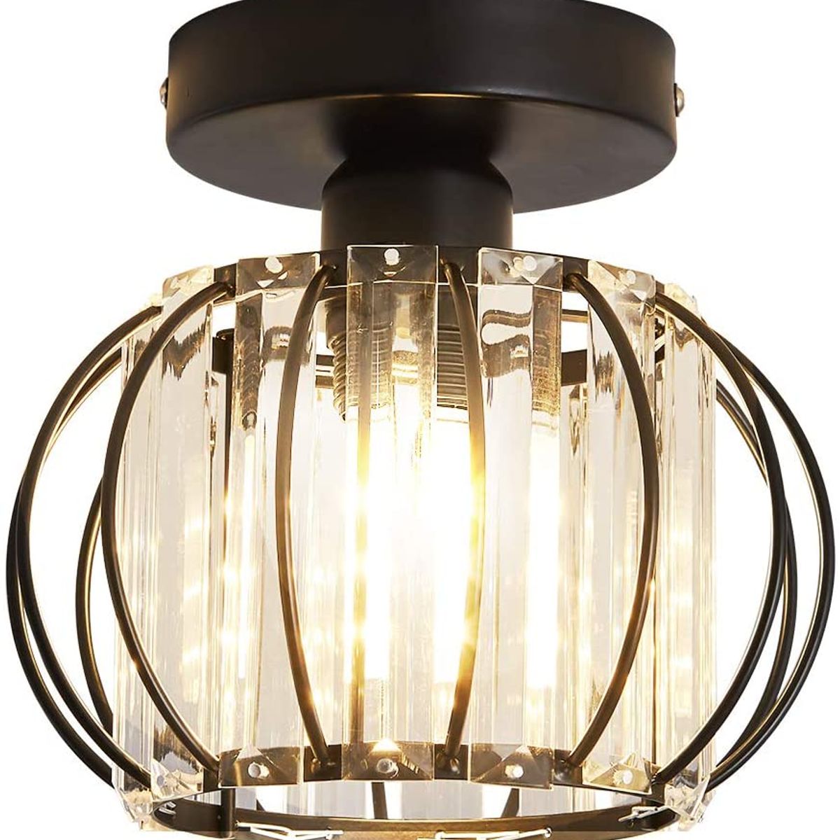 HOME NEAT - Lámpara de techo de cristal lámpara de plafón moderna ø16cm