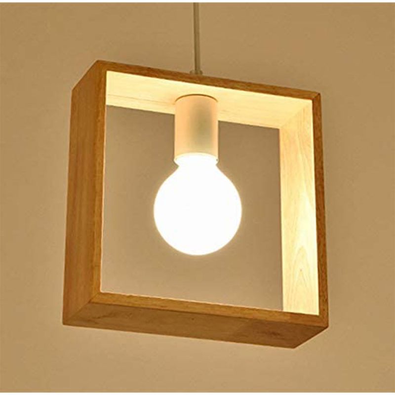 HOME NEAT - Home-neat moderna colgante de luz lámpara de techo e27 cuadrado.