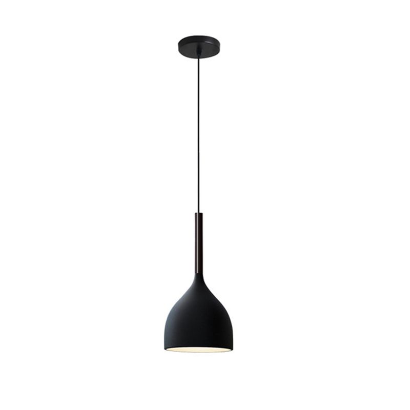 HOME NEAT - Nórdica e27 lámpara colgante moderno lámpara de techo hierro y madera