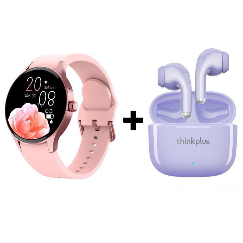 LENOVO - Audífonos Bluetooth Lenovo LP40 PRO y Reloj Inteligente Y80