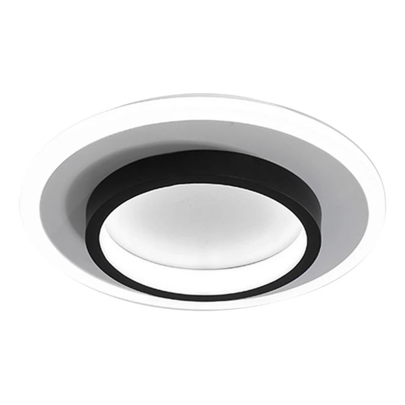 HOME NEAT - Lámparas de techo led acrílica forma de redonda 20w 3 colores ø24cm