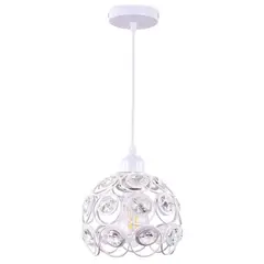 HOME NEAT - Moderno lámpara de colgante de cristal e27 iluminación ø20cm blanco