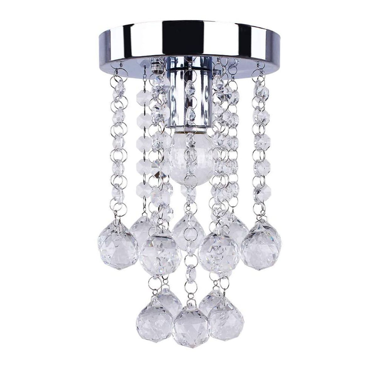 HOME NEAT - Lámpara del techo candelabro de cristal luces de techo ø15cm