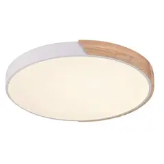 HOME NEAT - Led lámpara de techo moderna ø40cm 3 colores para habitacion blanco.
