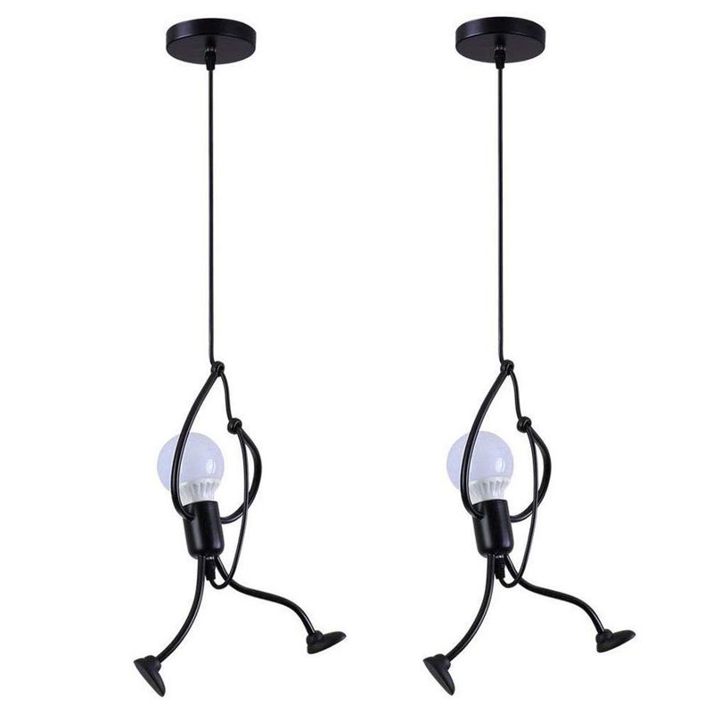 HOME NEAT - 2 Unidades Lampara Techo E27 Planchar Lampara Techo Modernas