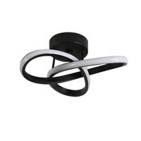 Lámparas de techo led acrílica forma de flor 22w 3 colores Negro