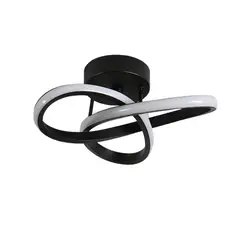 HOME NEAT - Lámparas de techo led acrílica forma de flor 22w 3 colores Negro