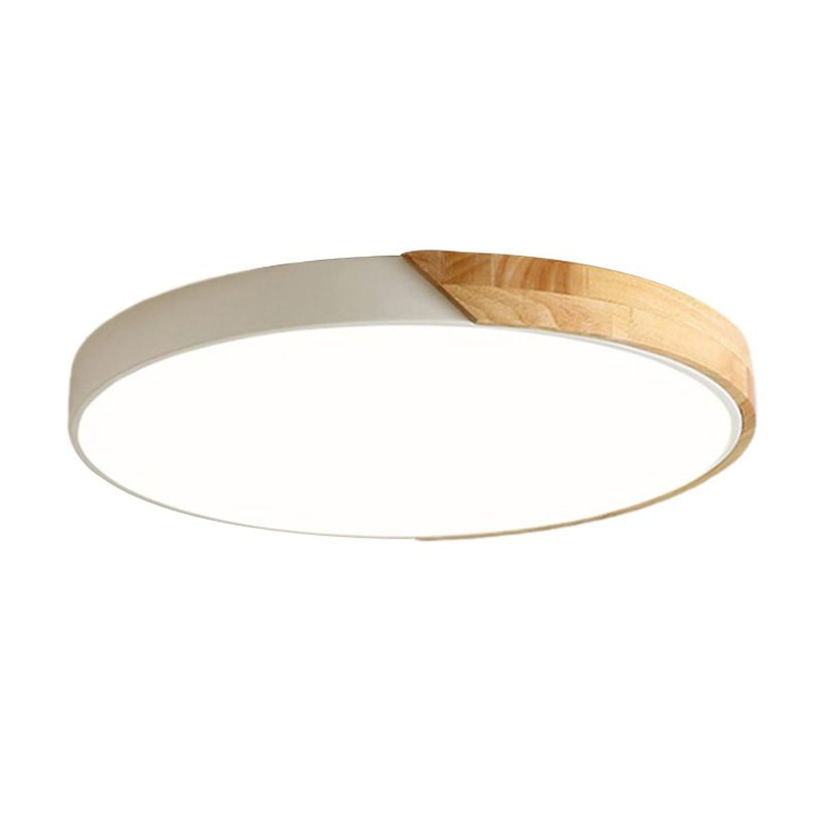 HOME NEAT - Led lámpara de techo moderna ø40cm 3 colores para habitacion blanco