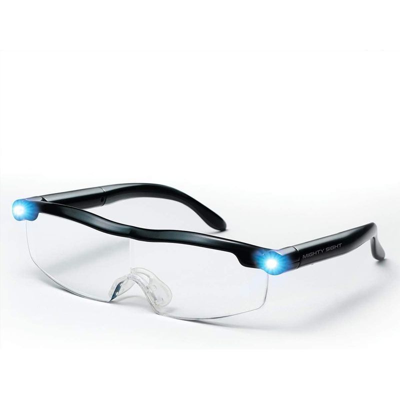 HOME NEAT - Aumento Gafas de lectura, Lupa con 2 luces LED.