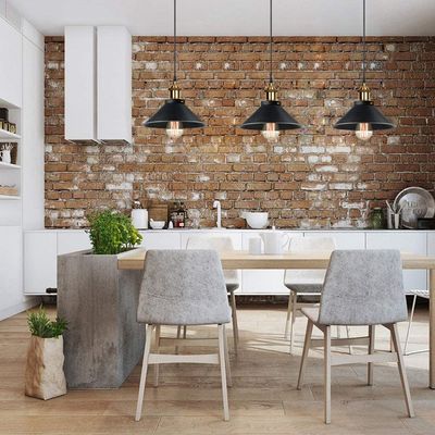 Imagen 2 del producto Lámpara de techo industrial vintage 3 luces E27 Negro