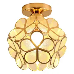 HOME NEAT - Lámpara de techo de flor de cereza de cristal e27 ø20cm Traslúcido