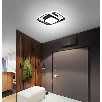 Imagen 2 del producto Lámparas de techo LED acrílica moderno 36cm 3 colores - Negro