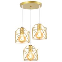 Lámpara colgante 3 luces E27 Doard