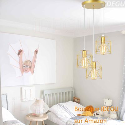 Imagen 2 del producto Lámpara colgante 3 luces E27 Doard.