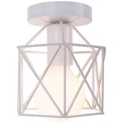 HOME NEAT - Lámpara de Techo Vintage E27 - Blanco