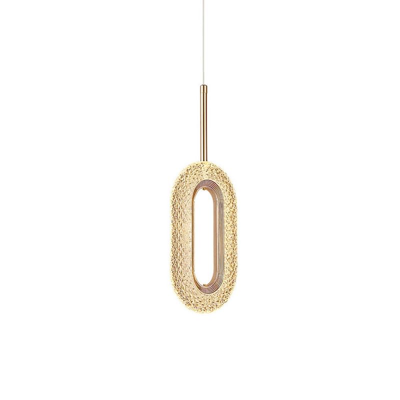 HOME NEAT - LED lámpara de techo de cristal moderna 3 colores para habitacion