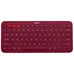 LOGITECH - Teclado K380 Bluetooth multidispositivo Rojo