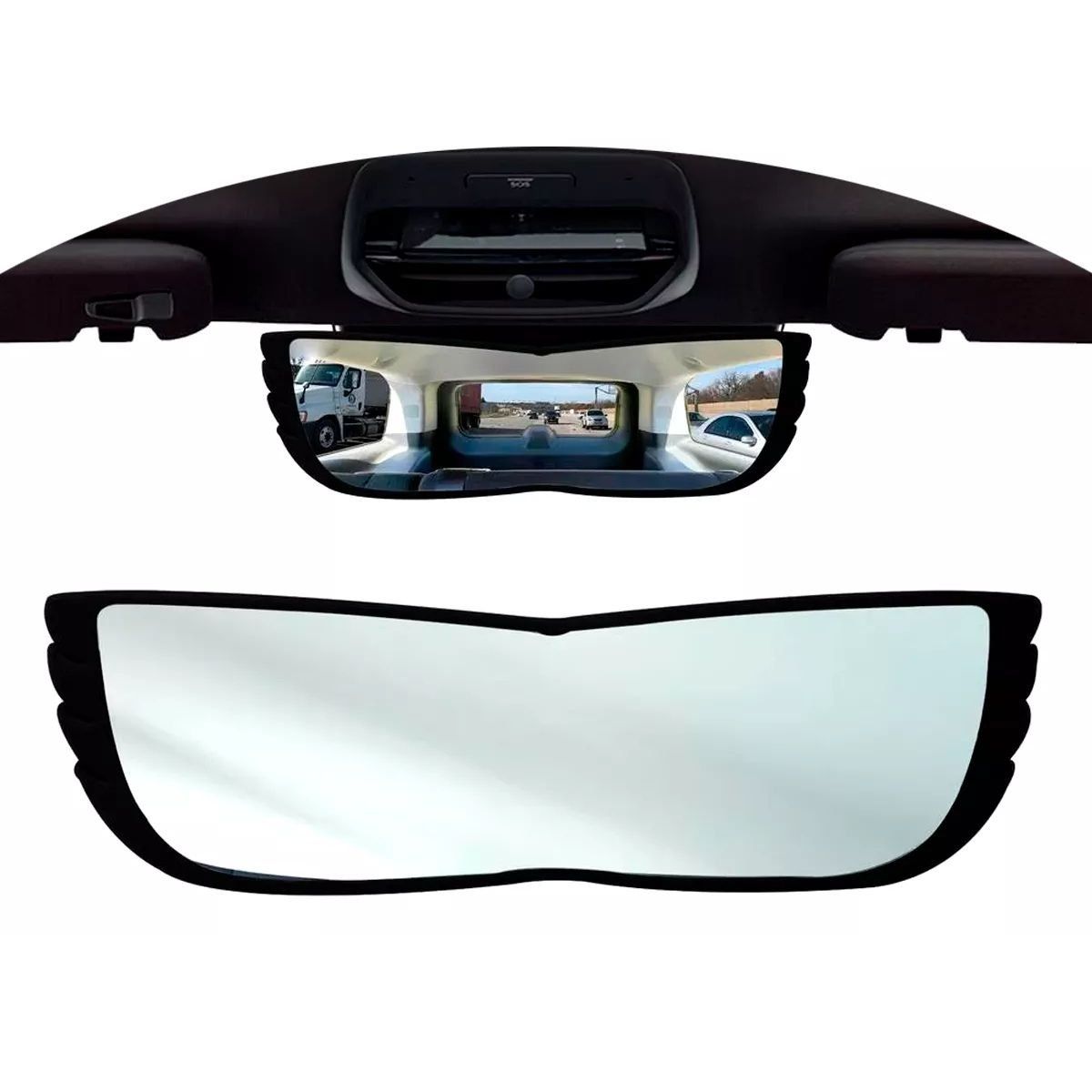 GENERICO - Espejo Retrovisor Auto Gran Angular