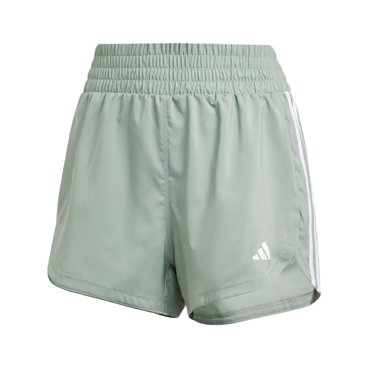 ADIDAS - Shorts Pacer Training 3 Tiras Tejidos Tiro Alto
