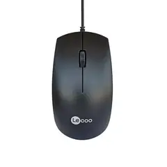LECOO - Mouse con cable USB Lenovo MS100 - Negro