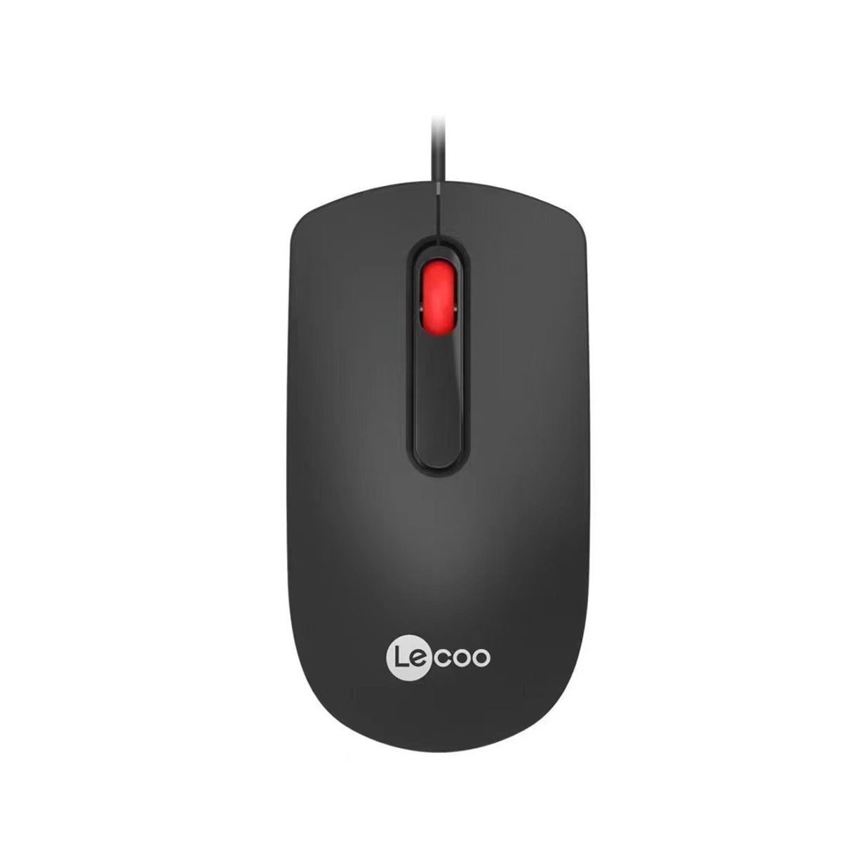 LECOO - Mouse con cable USB Lenovo LECOO MS102 - Negro