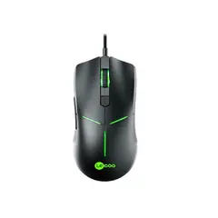 LECOO - Mouse con cable USB Lenovo MS109 - Negro