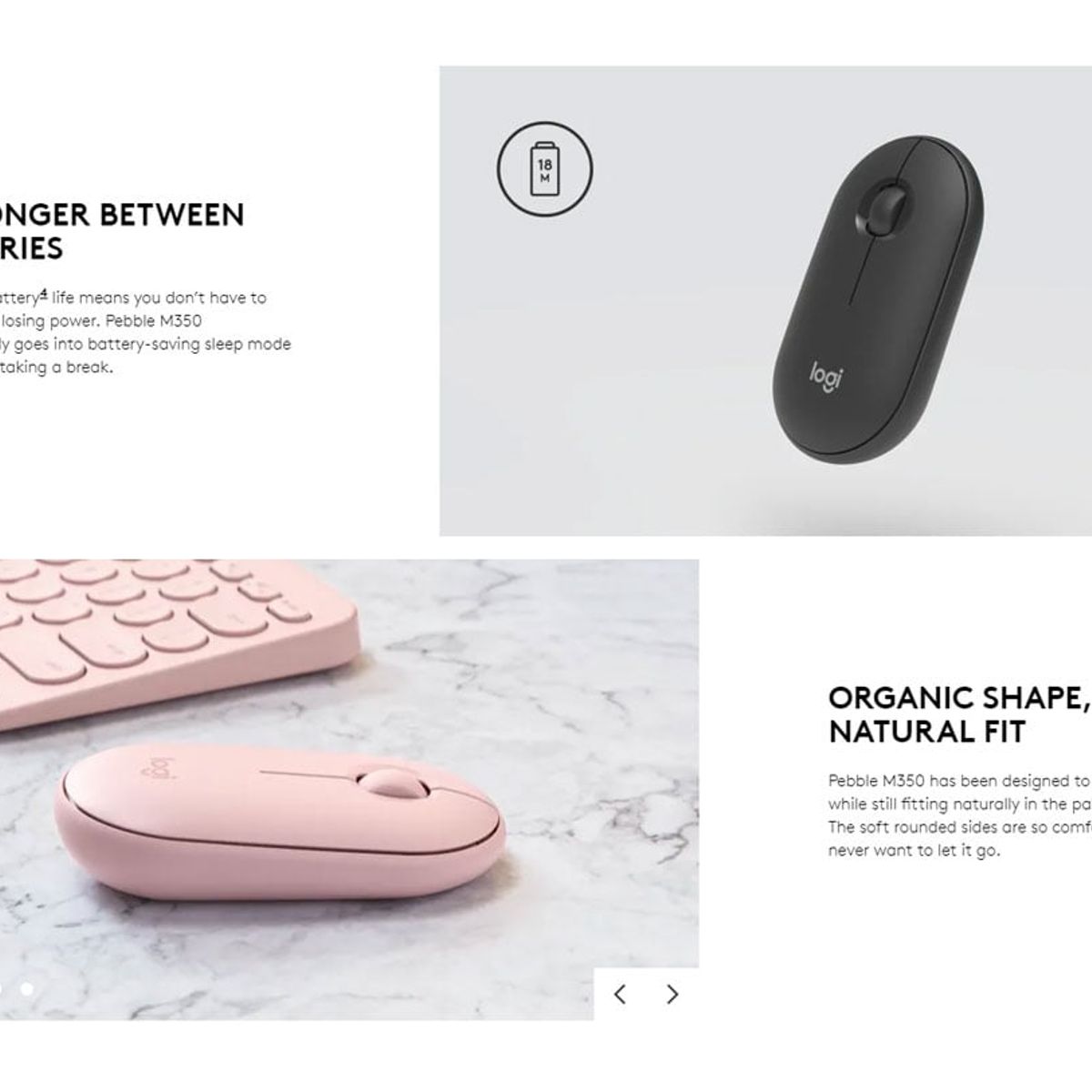 LOGITECH - Mouse Gamer Inalambrico Logitech M350 - AzulMarino