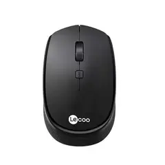 LECOO - Mouse Inalámbrico Lenovo WS202 de 24G - Negro