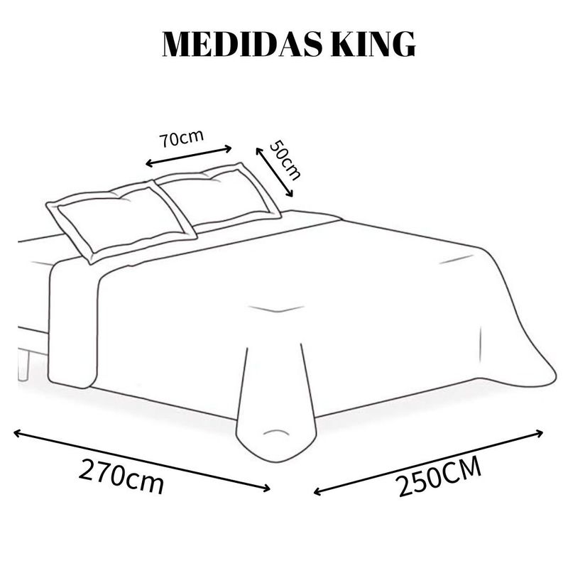 GENERICO - Cobertor De Invierno King + 2 Fundas Texturizado Trezado Gris Claro