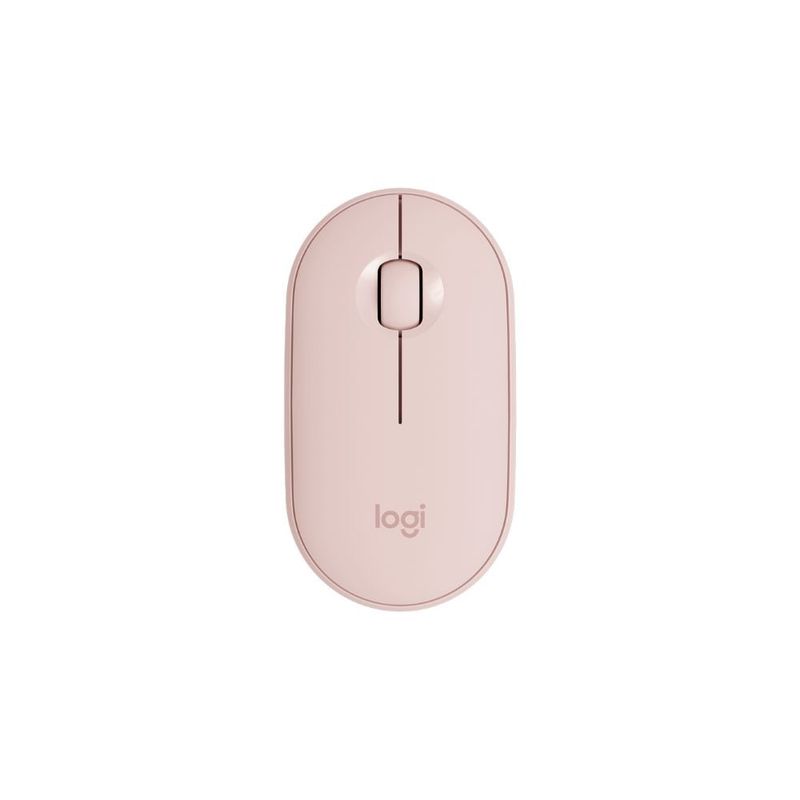 LOGITECH - Mouse Inalámbrico Logitech M350 Pebble Bluetooth Rosa