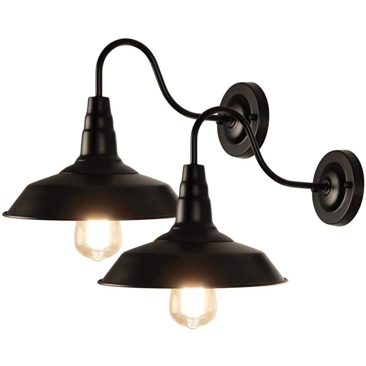 HOME NEAT - 2 Unidades Lámpara de pared vintage e27 aplique de pared