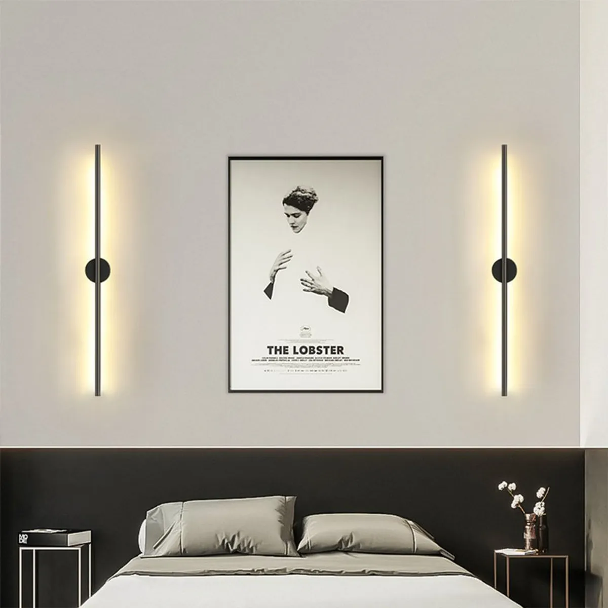 HOME NEAT - Led apliques de pared regulable moderno lámpara luz de pared 60cm