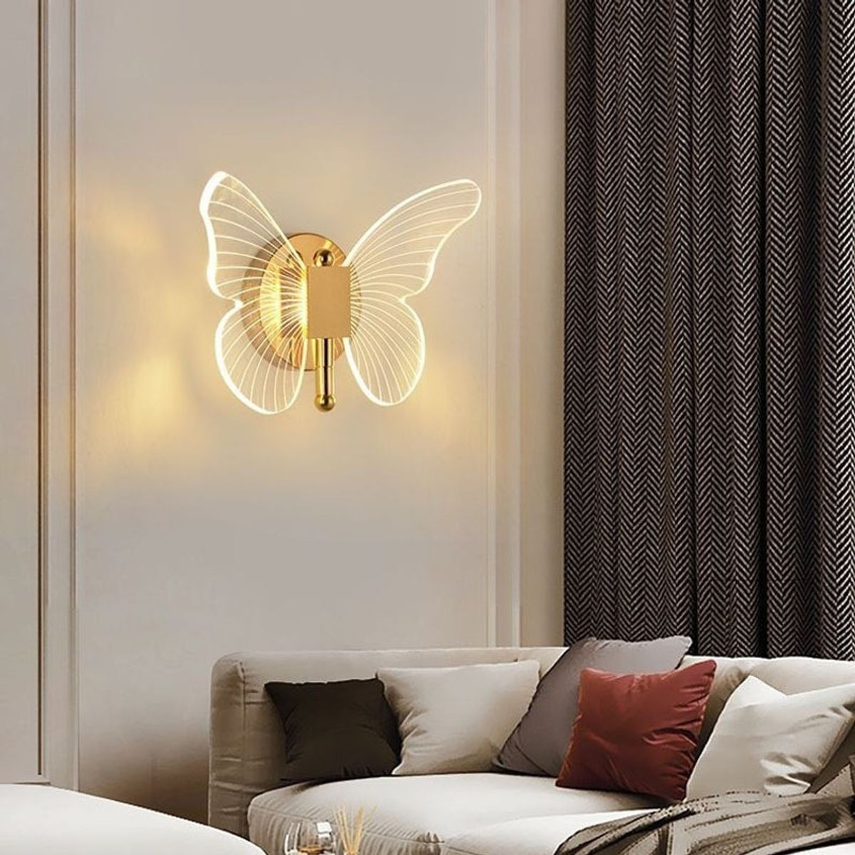 HOME NEAT - Aplique de pared LED Lámpara de Techo Modernas Diseño Mariposa