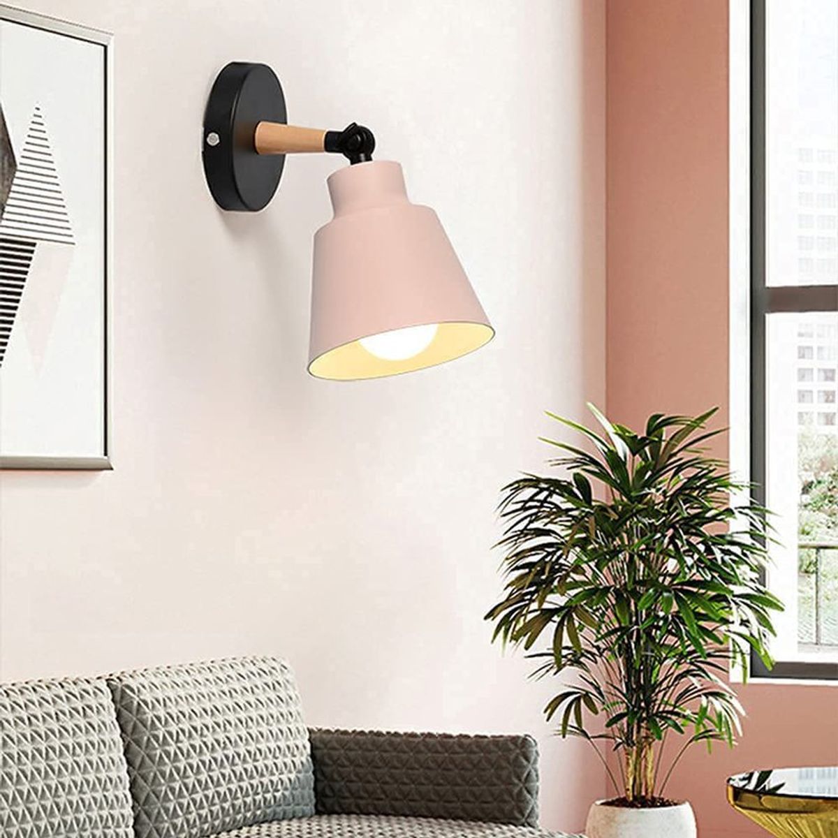 HOME NEAT - 2 piezas lámparas pared para dormitorio