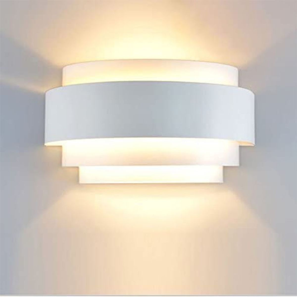 HOME NEAT - Lámpara de pared moderna 25cm Luz cálida