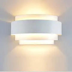 HOME NEAT - Lámpara de pared moderna 25cm Luz cálida